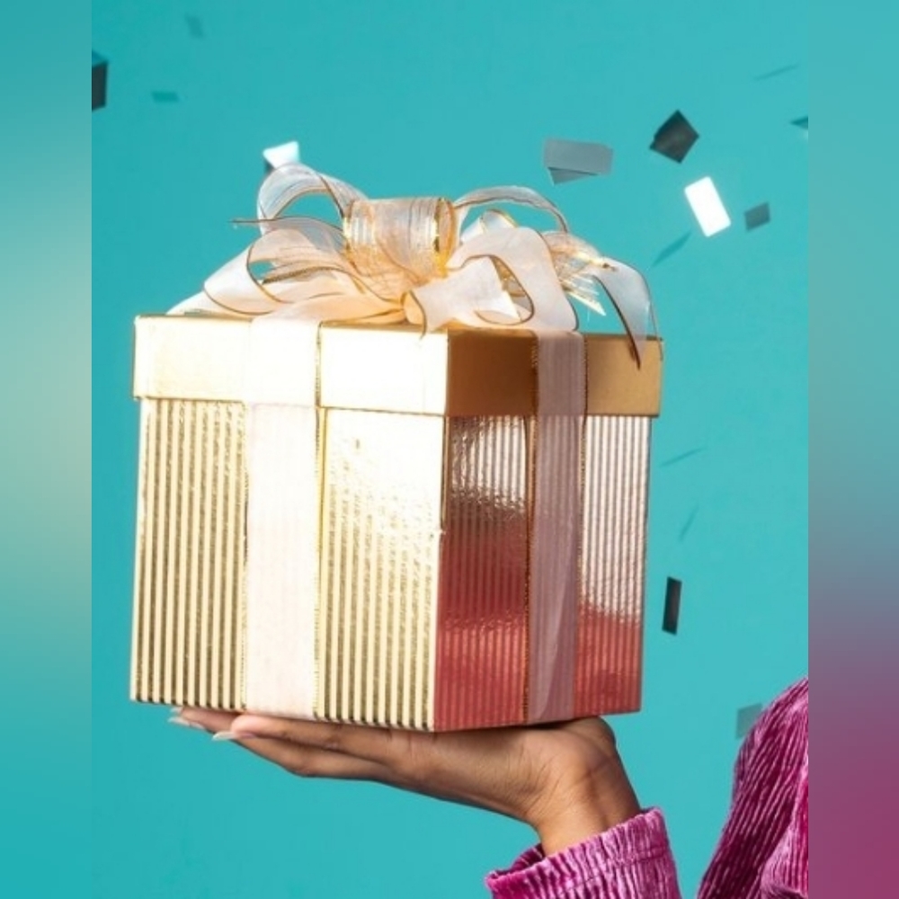 Mystery Box filled with surprise gifts just for you.